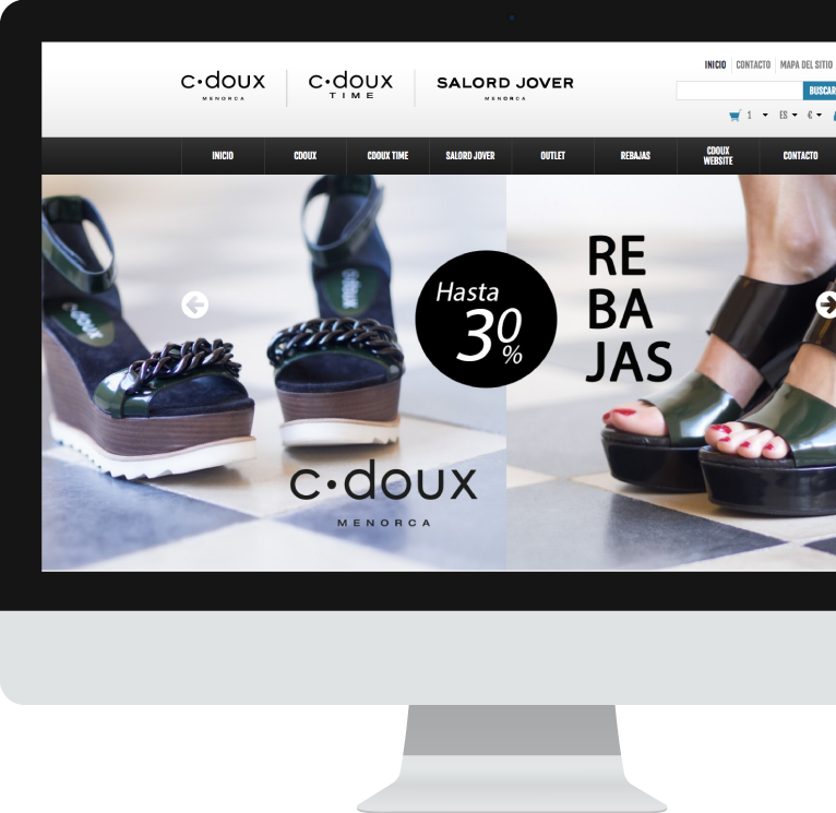 Diseño de tienda online para C-Doux