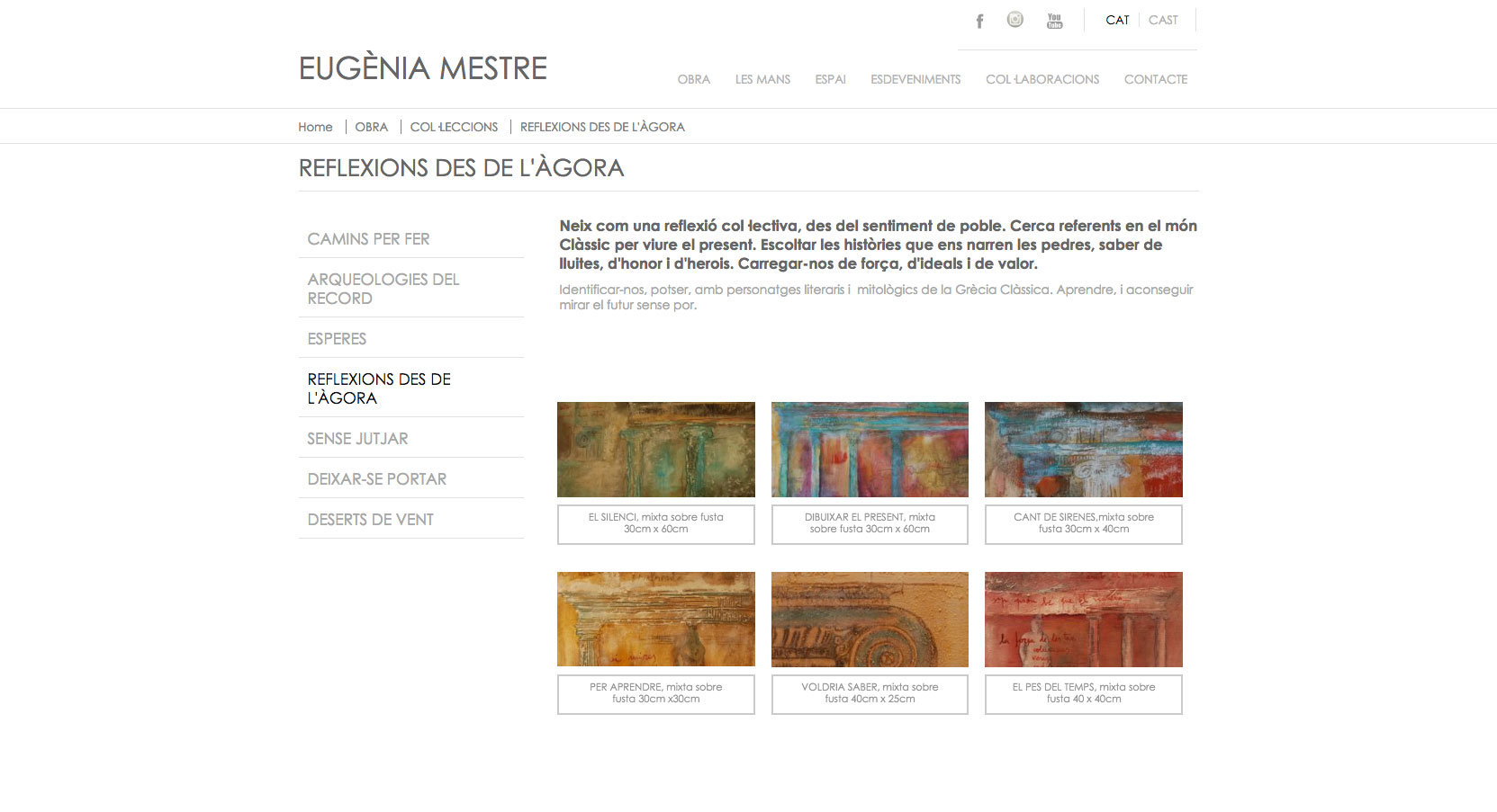 Diseño web para Eugenia Mestre Diseño web para Eugenia Mestre